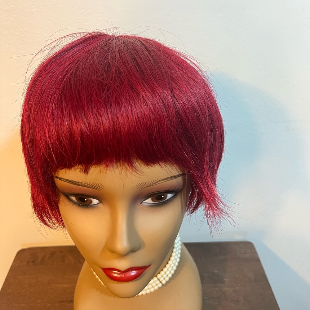 Vibrant Red Women's Wig
